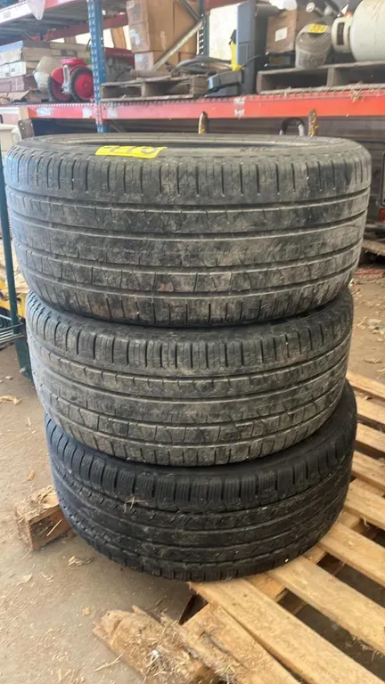 OFFSITE - 3 Perelli Scorpion Verde tires, size 255/40-R19 , 35 to 40 % tread wear left. No patches.