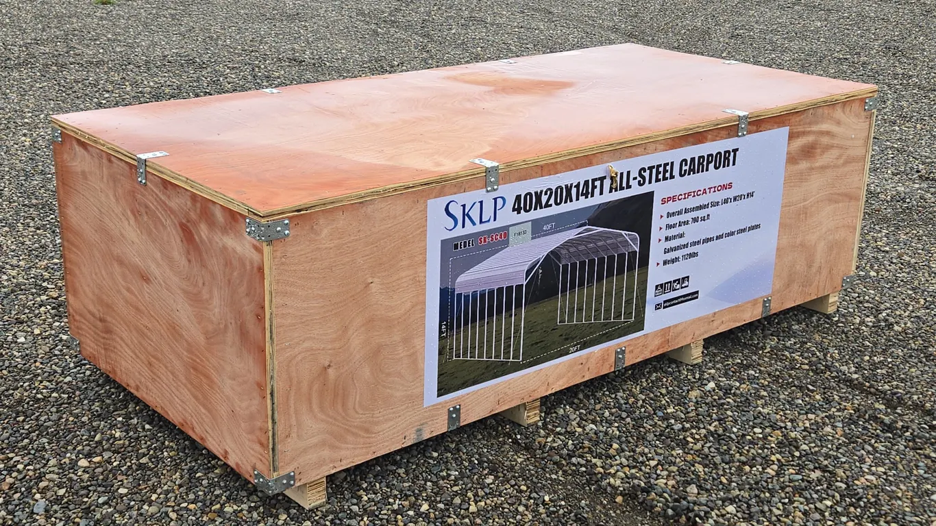 40x20x14FT All-Streel Carport Unused