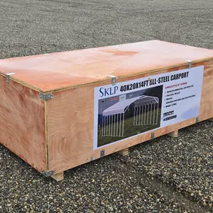 40x20x14FT ALL-STEEL CARPORT Unused