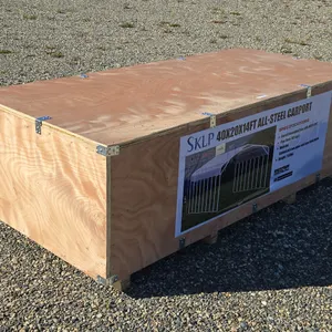 40x20x14FT ALL-STEEL CARPORT Unused