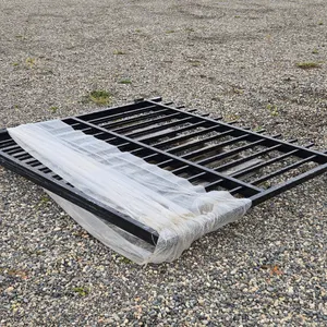 14FT. BI-PARTING WROUGHT IRON GATE Unused