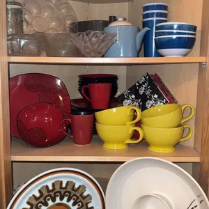 Stoneware, Glass, and Ceramic Kitchenware Set
