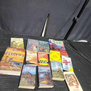 Fiction And Nonfiction Books Including Hardy Boys And 'Nam Magazine