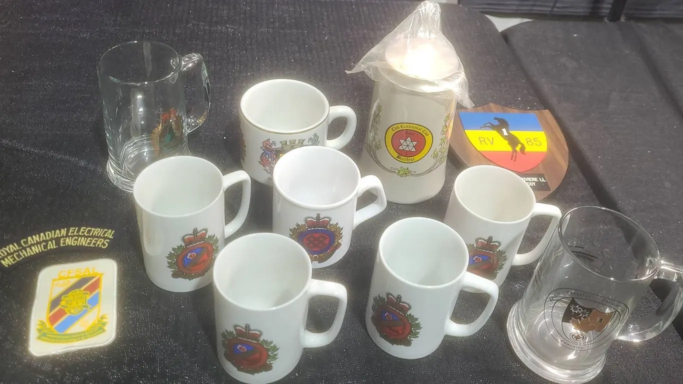 Royal Canadian Electrical and Mechanical Engineers Mug Set, Steins, Etc.