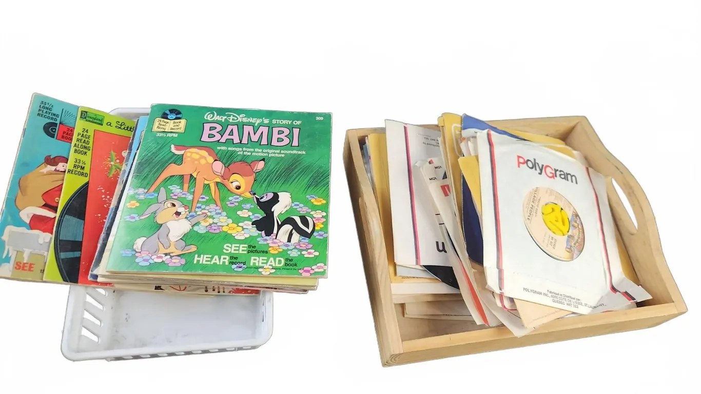 Children's Book-and-Record Sets and 7-Inch Vinyl Singles