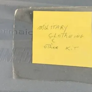 U.S. Army Military Field Gear and Uniform Kit in Tote