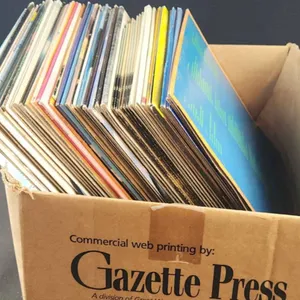 Box Lot of Country and Western Vinyl Records Incl Ray Price and Various Artists