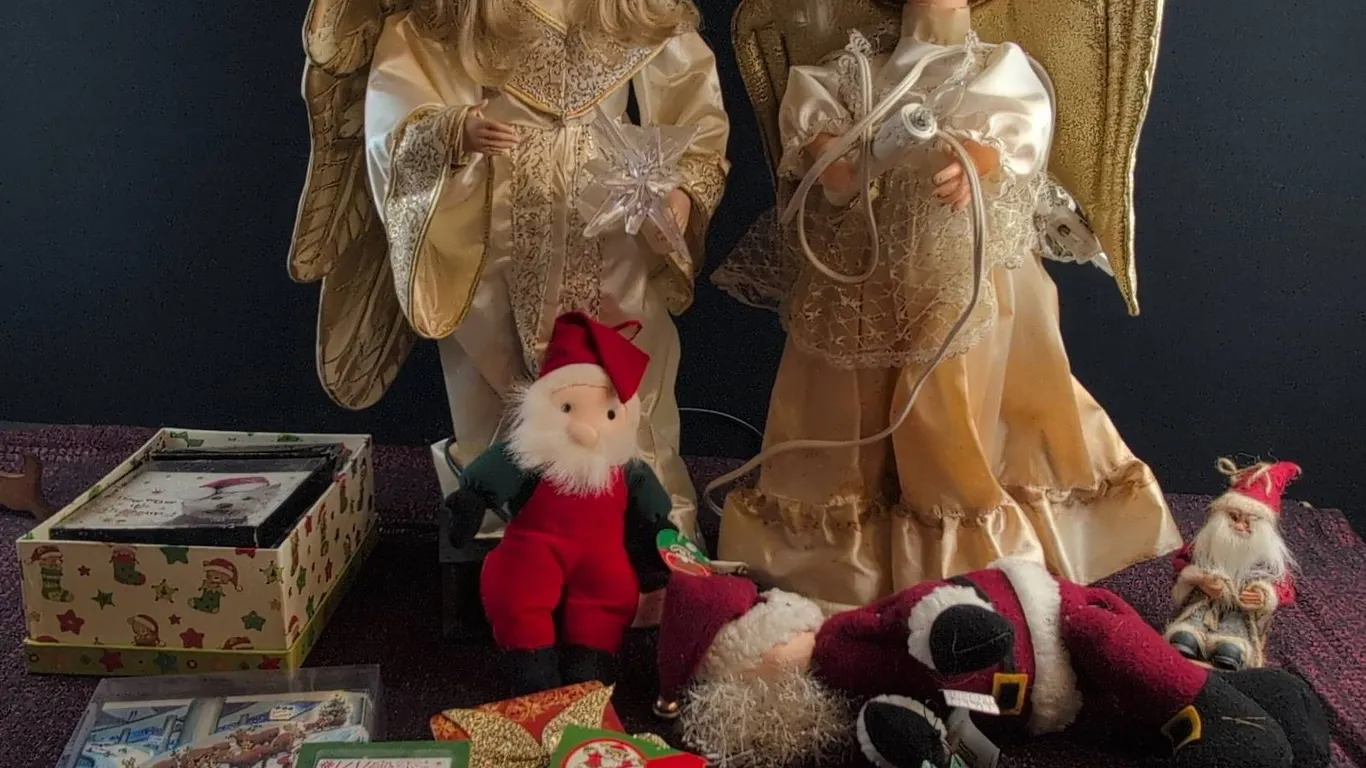 Christmas Decorations and Angel Tree Toppers
