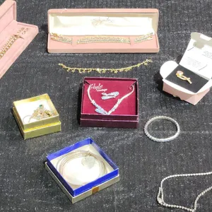 Costume and Fashion Jewelry Lot With Boxes and Bracelets