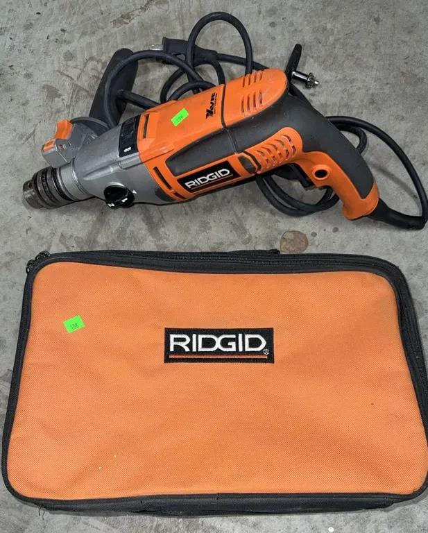 Ridgid 1/2 Inch Spade Handle Drill with Carry Case