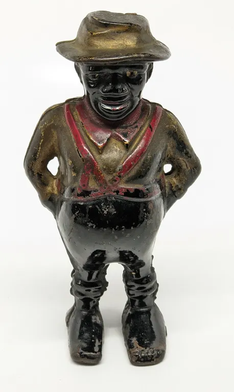 AC WILLIAMS SHARECROPPER BLACK AMERICANA CAST IRON COIN BANK