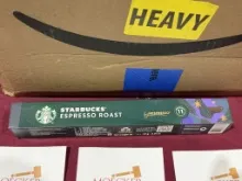 LOT CONSISTING OF (110) PACKS OF STARBUCKS