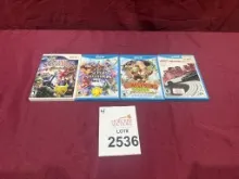 LOT CONSISTING OF (4) ASSORTED Wii GAMES