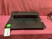 SIT/STAND ADJUSTABLE DESKTOP RISER