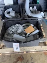 LOT CONSISTING OF ASSORTED SIZE PLASTIC CONDUITS