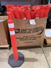 REFLECTIVE PVC DELINEATOR POST ORANGE