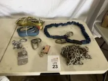 LOT CONSISTING OF ASSORTED SAFETY HARNESS EQUIP.