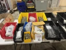 LOT CONSISTING OF ASSORTED SIZE FASTENERS, SCREWS