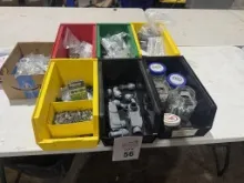 LOT CONSISTING OF ASSORTED SIZE FASTENERS, SCREWS