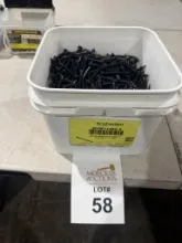 BUCKET OF ECOFASTEN DECK SCREWS