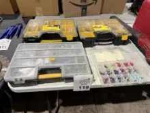 ORGANIZATIONAL HARDWARE STORAGE CASES W/ CONTENTS
