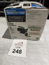 EVERBILT NON-SUBMERSIBLE TRANSFER PUMP (NEW)