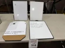 LOT CONSISTING OF ASSORTED SMALL DRY ERASE BOARDS