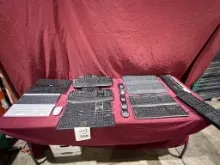 ASSORTED (19) WIRELESS & (9) WIRED KEYBOARDS