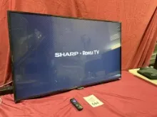 SHARP 50" ROKU TV MODEL: LC-50LB481U W/ WALL MOUNT