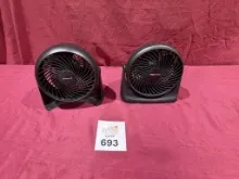 ASSORTED AIR CIRCULATOR DESKTOP FANS