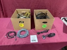 LOT CONSISTING OF ASSORTED CABLES, HDMI, CAT.5