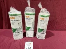 ROLLS OF HDX PLASTIC SHEETING 10' X 25' 6 MIL