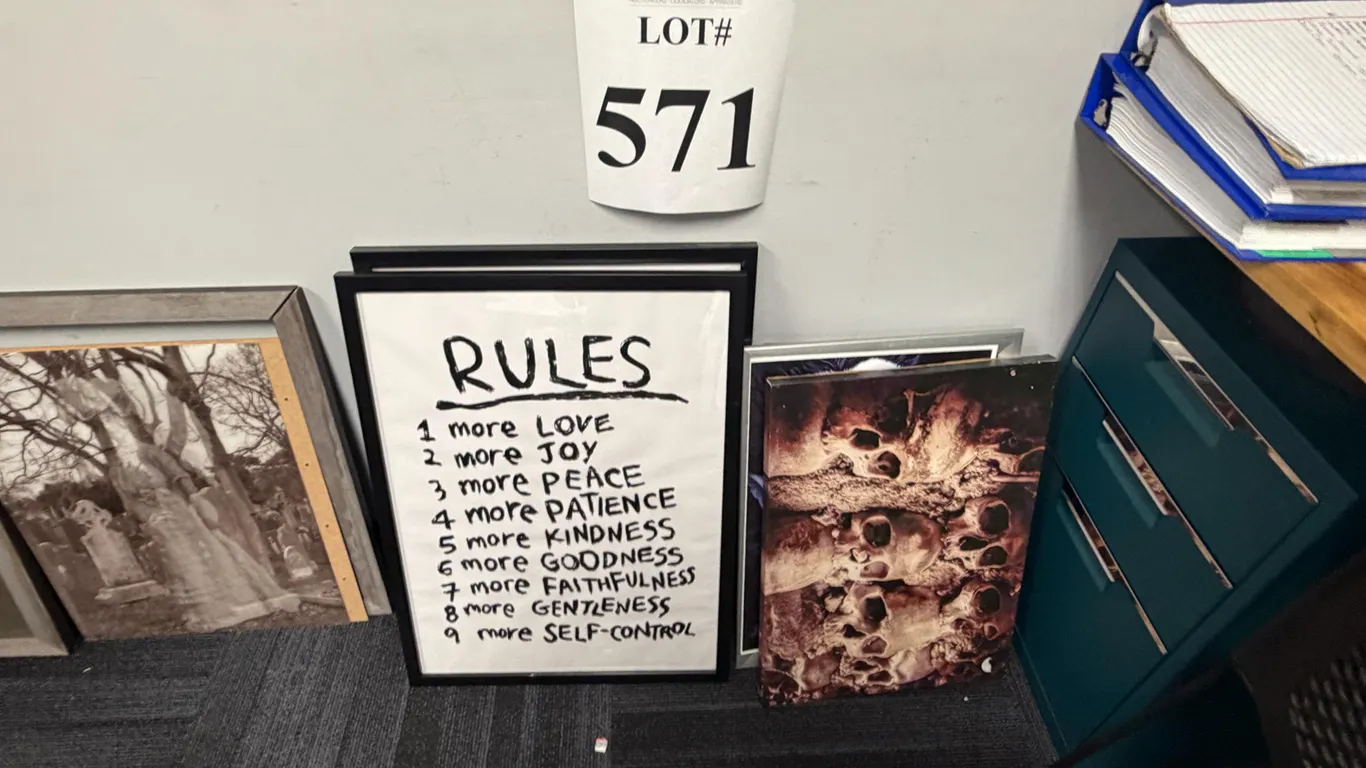 LOT CONSISTING OF ASSORTED FRAMED PRINT