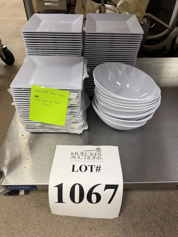 LOT CONSISTING OF (90) PLASTIC PLATES