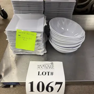 LOT CONSISTING OF (90) PLASTIC PLATES