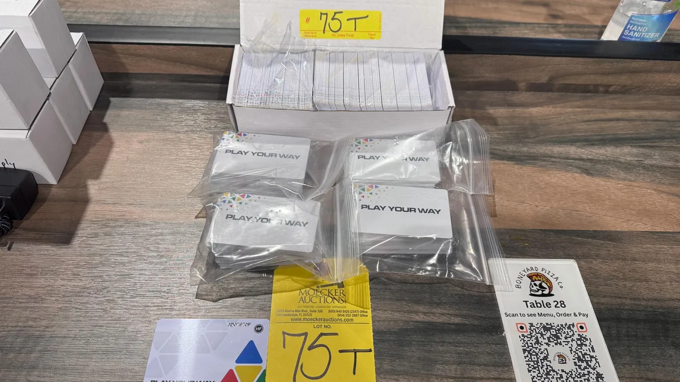 LOT OF "PLAY YOUR WAY" GAME CARDS