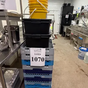 LOT CONSISTING OF (9) DISHWASHING RACKS
