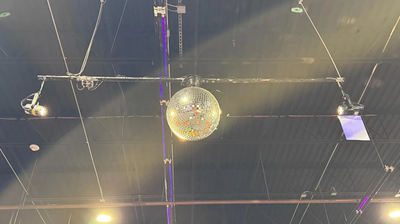 LOT CONSISTING OF (2) MIRRORED BALLS,