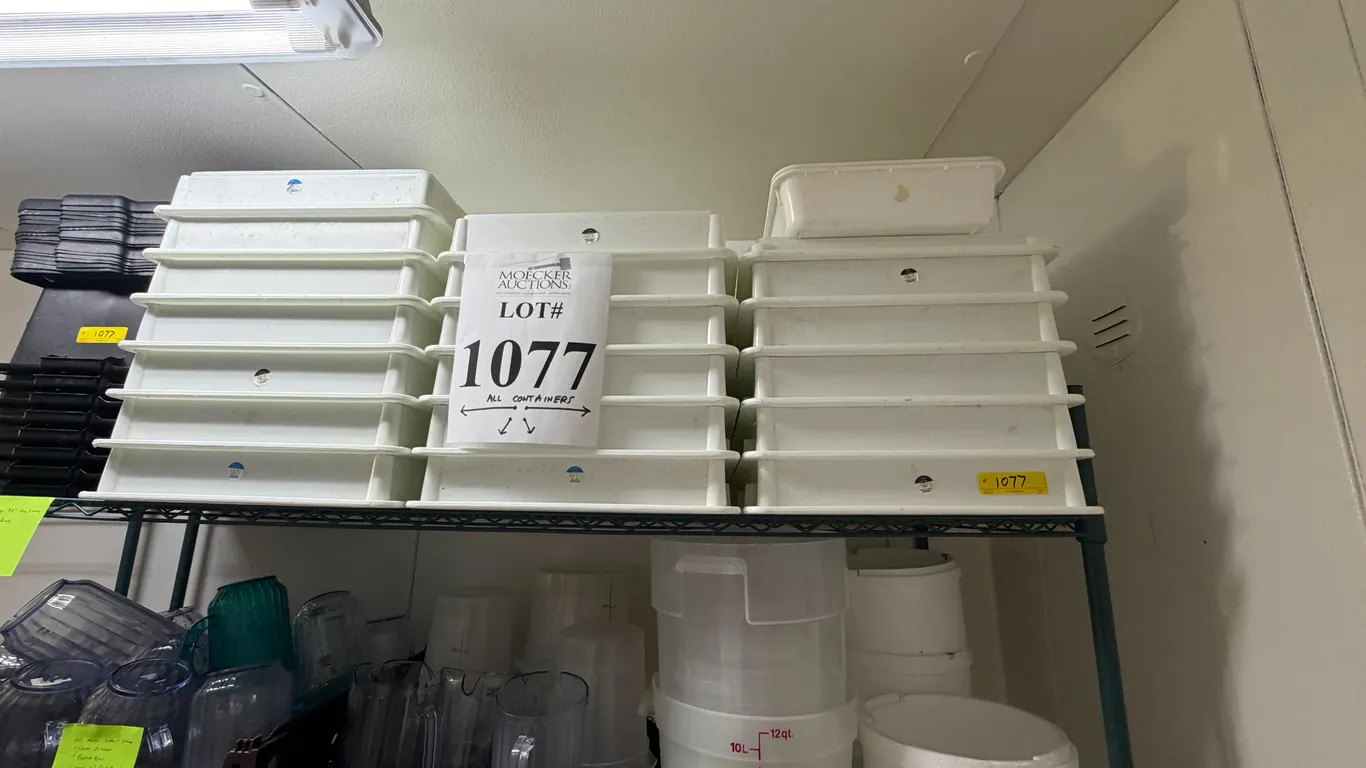 LOT CONSISTING OF ASSORTED FOOD CONTAINERS