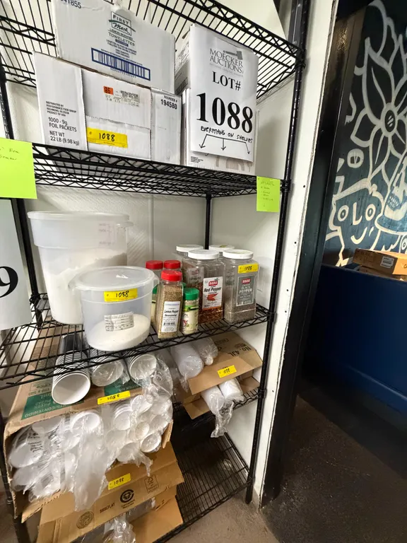 LOT CONSISTING OF CONTENTS OF SHELVING UNIT