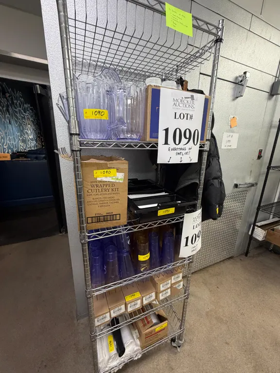 LOT CONSISTING OF CONTENTS OF SHELVING UNIT