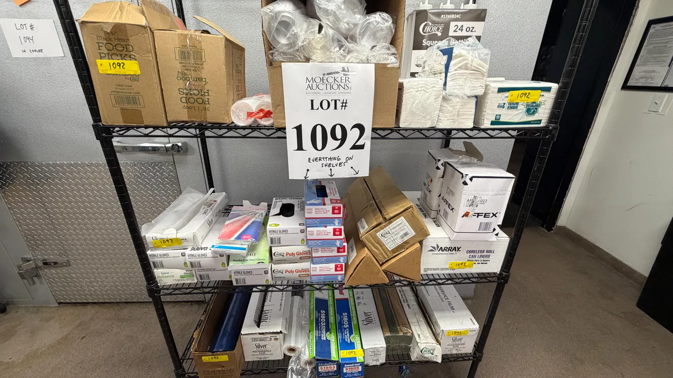 LOT CONSISTING OF CONTENTS OF SHELVING UNIT