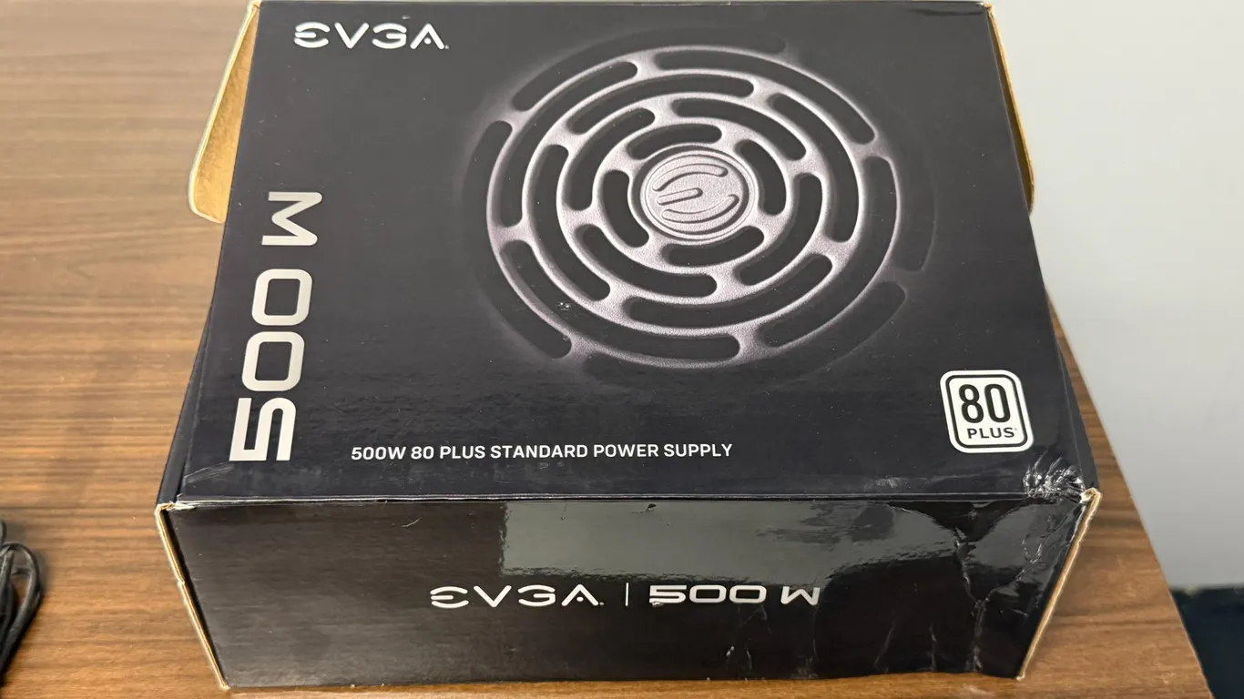 EVGA 500 W NON-MODULAR COMPUTER POWER SUPPLY