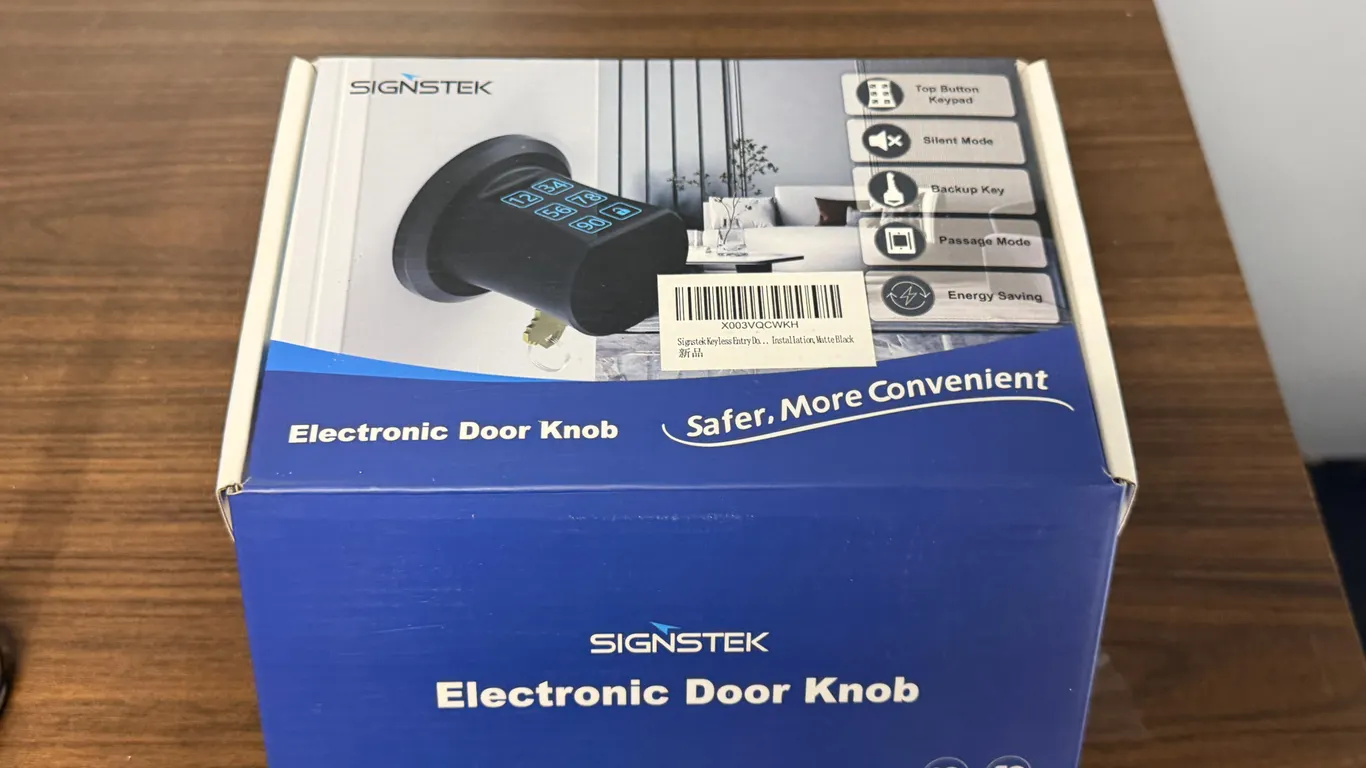 SIGNSTEK ELECTRONIC DOOR KNOB