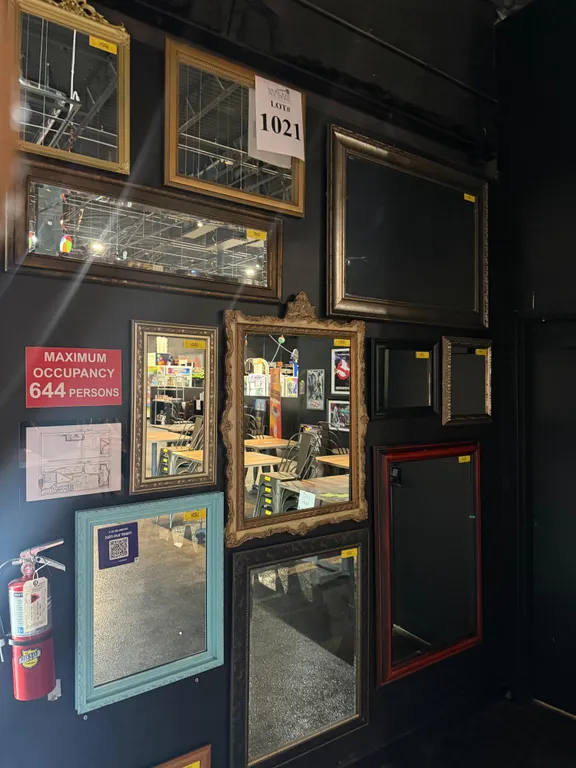 ASSORTED FRAMED MIRRORS