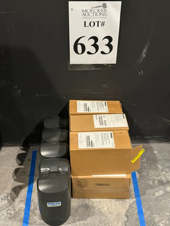 LOT CONSISTING OF (11) ECOLAB HAND SOAP DISPENSERS