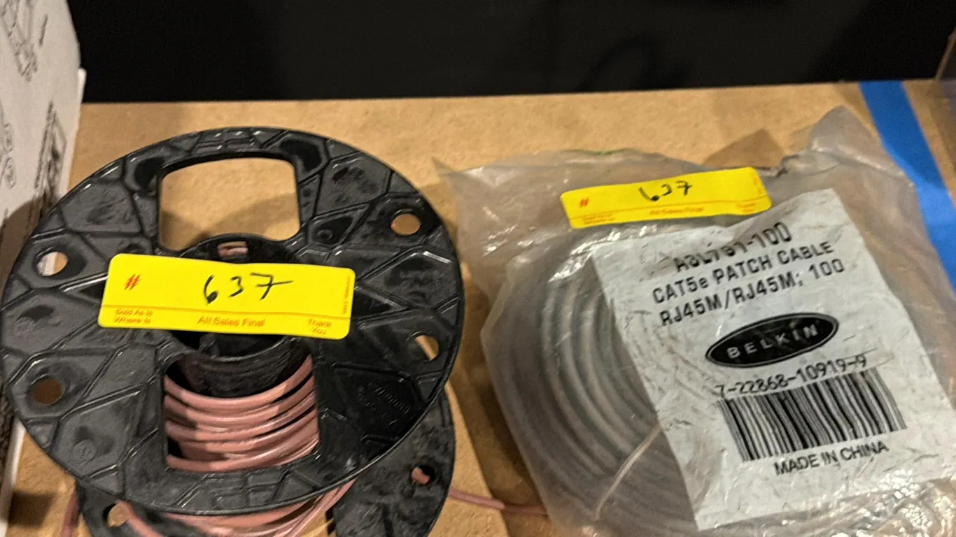 LOT CONSISTING OF ASSORTED WIRES