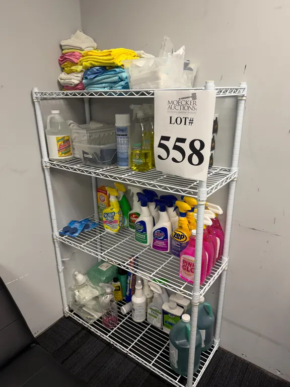 METRO RACKS WITH CONTENTS INCLUDES