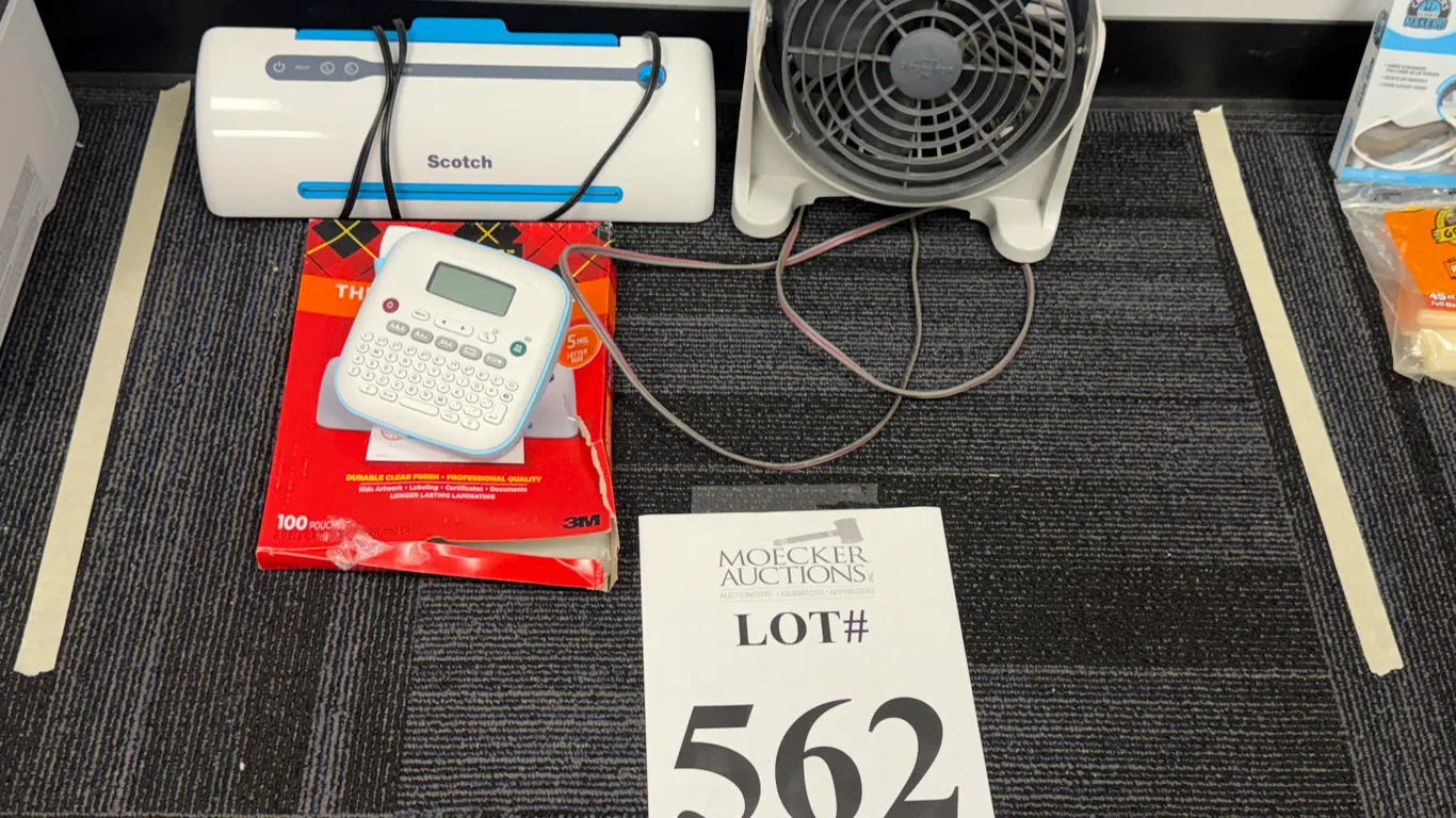 LOT CONSISTING OF SCOTCH LAMINATOR