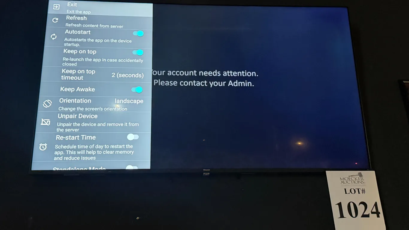 HISENSE 65" 4K UHD SMART LED TV (NO BASE)